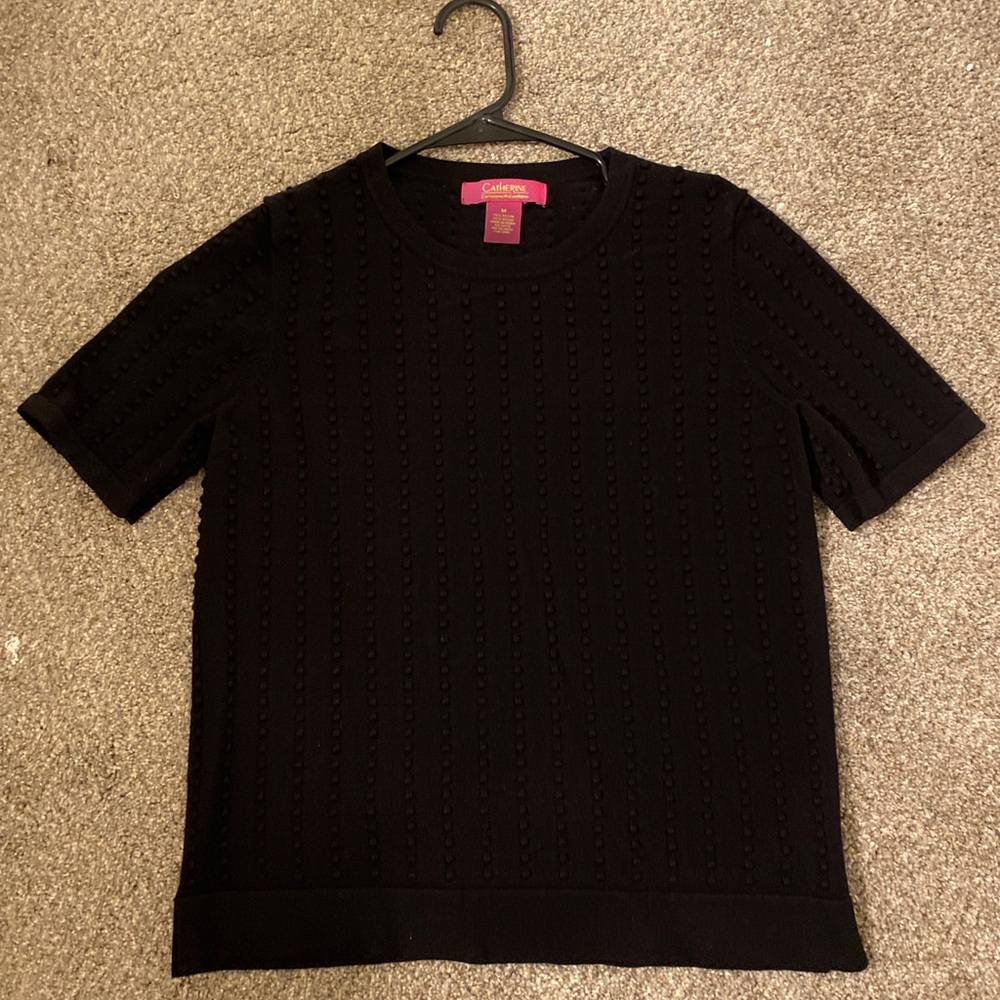 Catherine Malandrino Eyelet Sweater Top